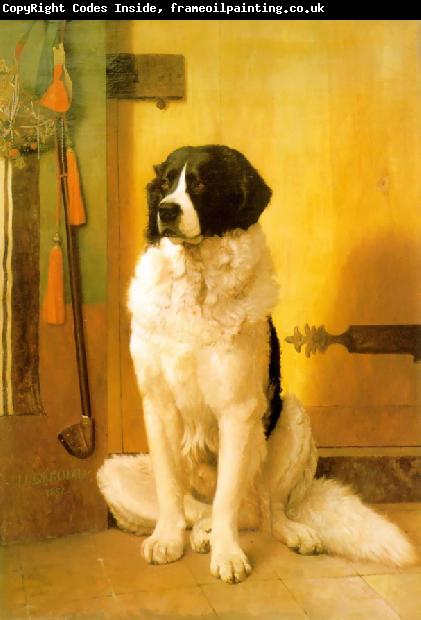 Jean Leon Gerome Study of a Dog